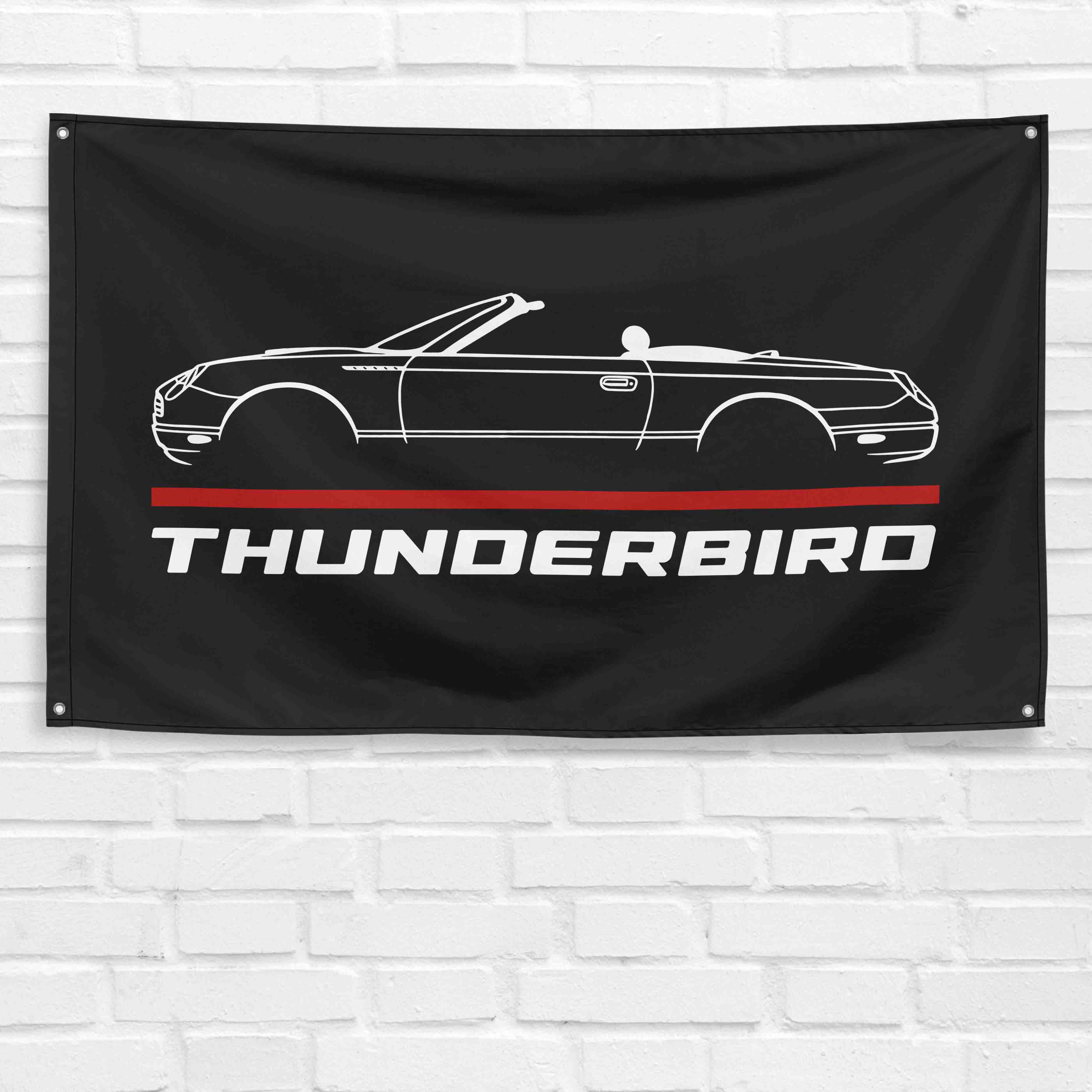 Thunderbird T-Bird 2002-05 3x5 ft Flag Garage Wall Decor Birthday Gift Banner