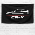 CR-X 1987-1992 3x5 ft Flag Garage Wall Decor Birthday Gift Banner
