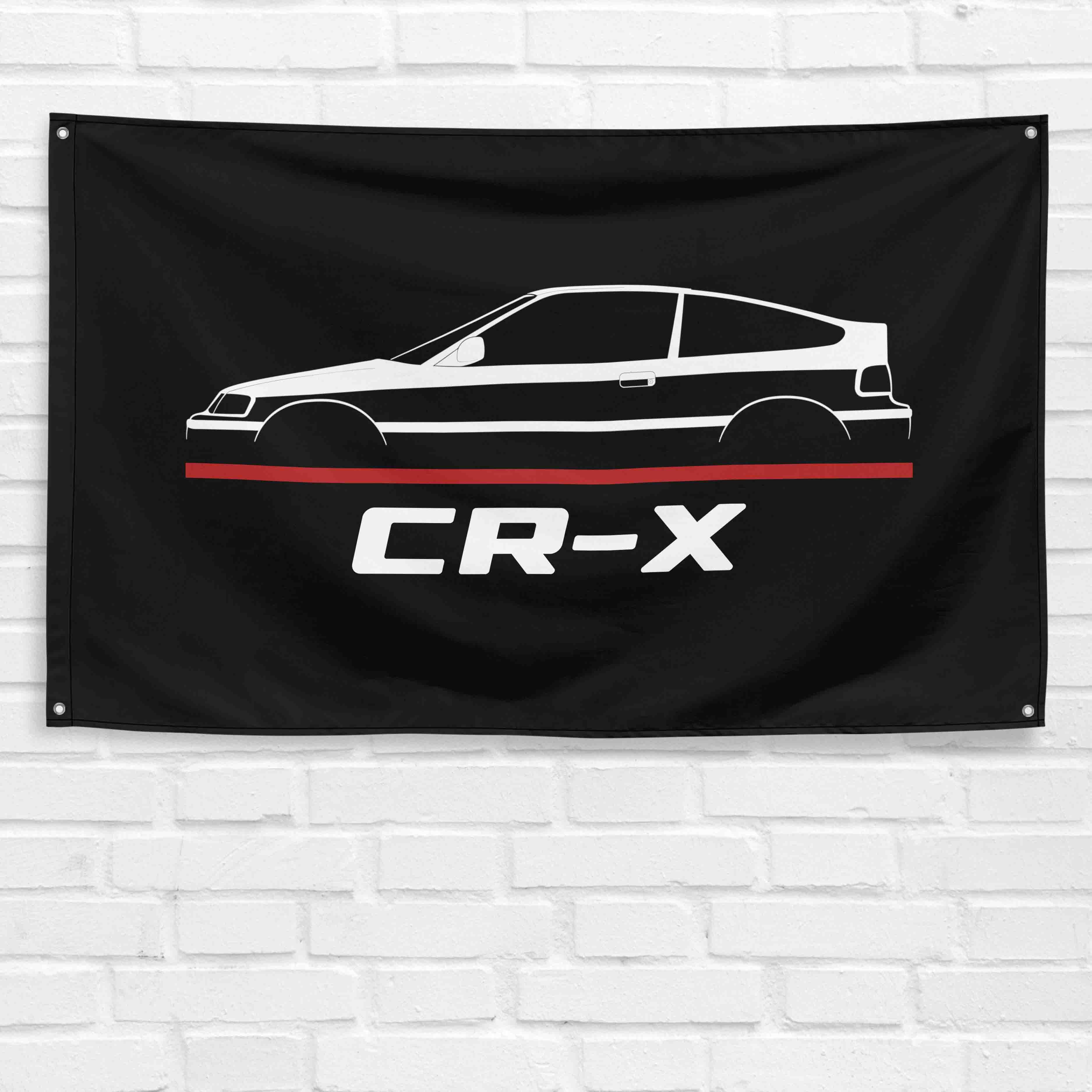 CR-X 1987-1992 3x5 ft Flag Garage Wall Decor Birthday Gift Banner