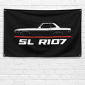 SL Hardtop R107 1971-1989 3x5 ft Flag Garage Wall Decor Birthday Gift Banner