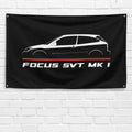 Focus SVT Mk I 2002-2004 3x5 ft Flag Garage Wall Decor Birthday Gift Banner