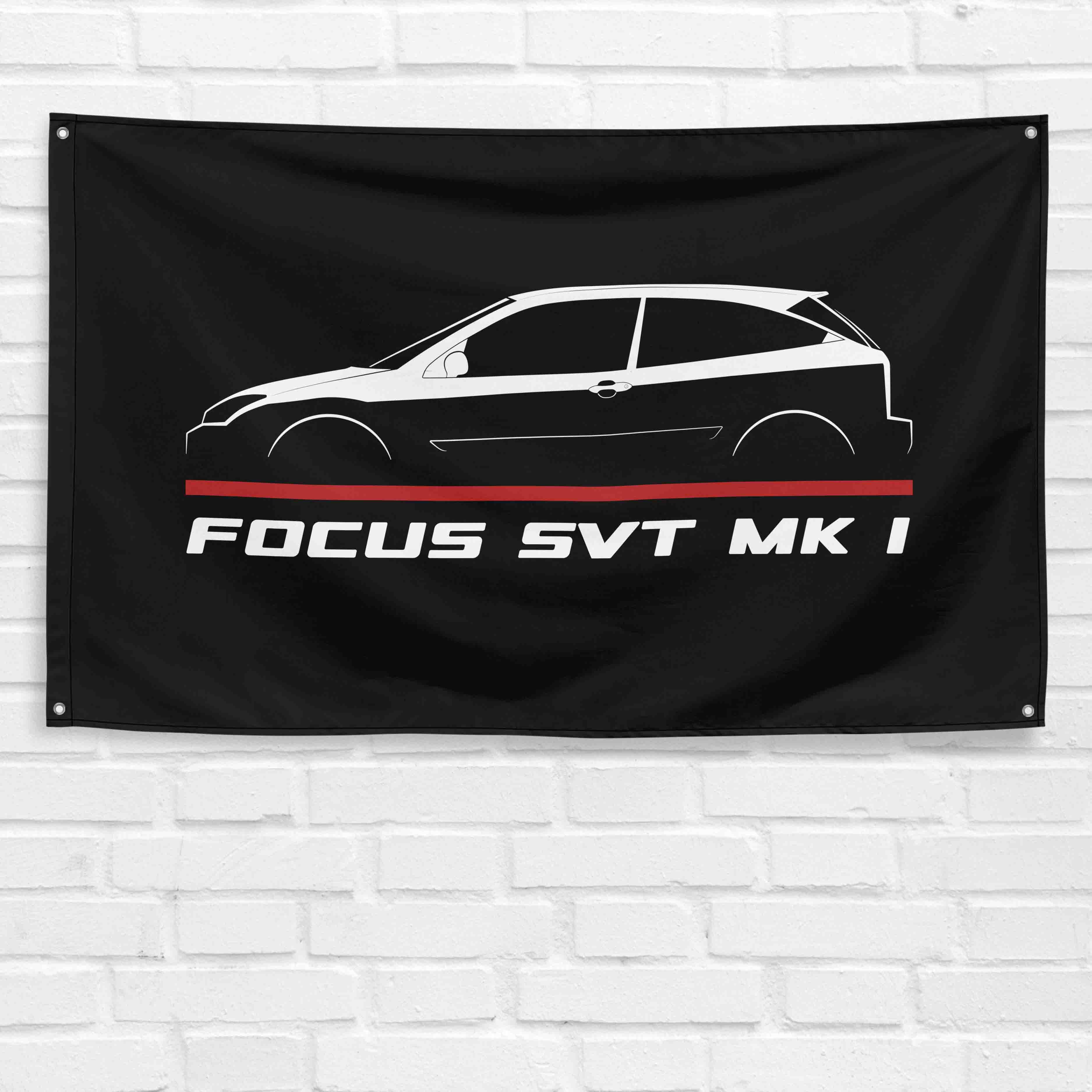 Focus SVT Mk I 2002-2004 3x5 ft Flag Garage Wall Decor Birthday Gift Banner
