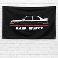 M3 E30 1986-1990 3x5 ft Flag Garage Wall Decor Birthday Gift Banner