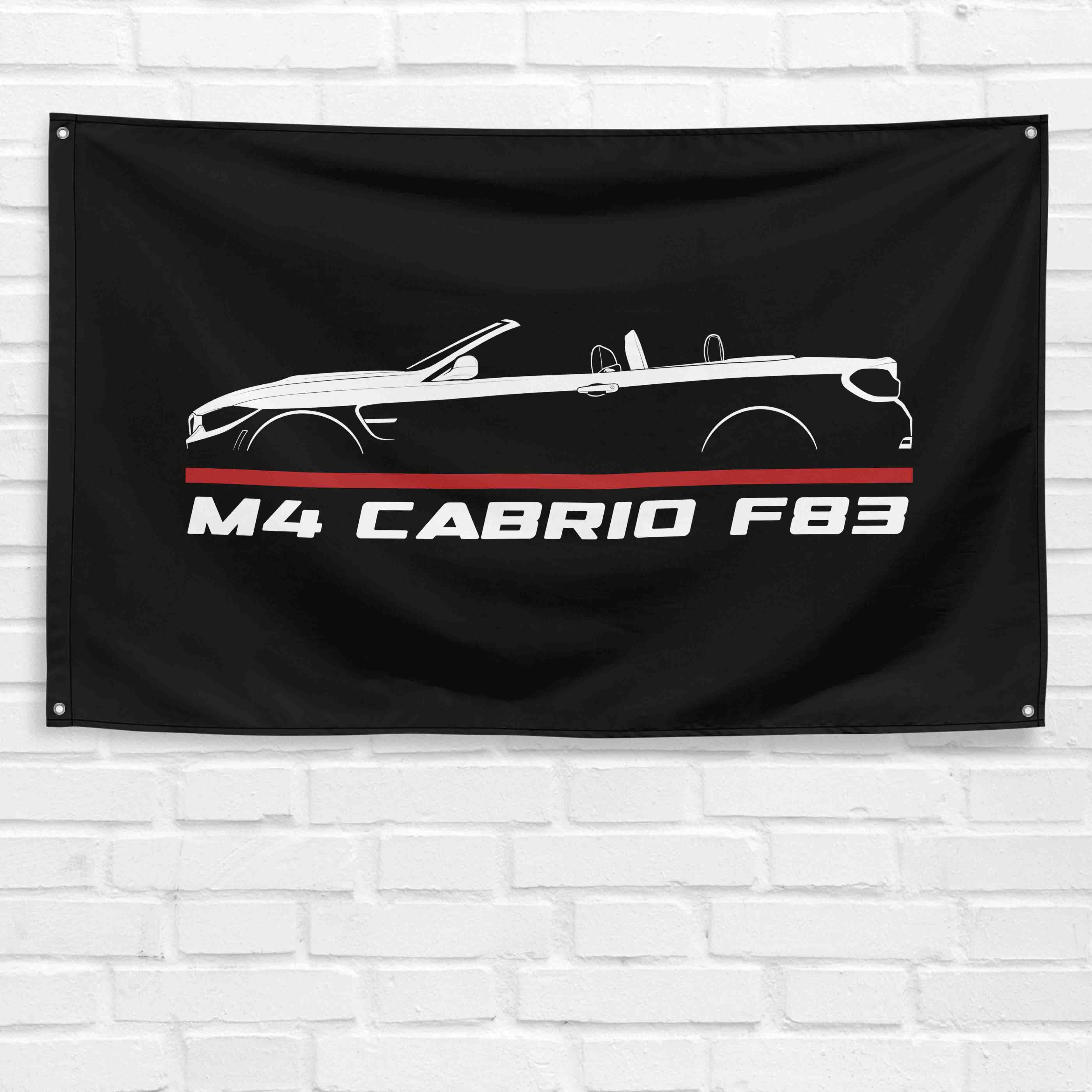 M4 Cabrio F83 2013-2020 3x5 ft Flag Garage Wall Decor Birthday Gift Banner