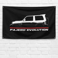 Pajero Evolution 1997-1999 3x5 ft Flag Garage Wall Decor Birthday Gift Banner