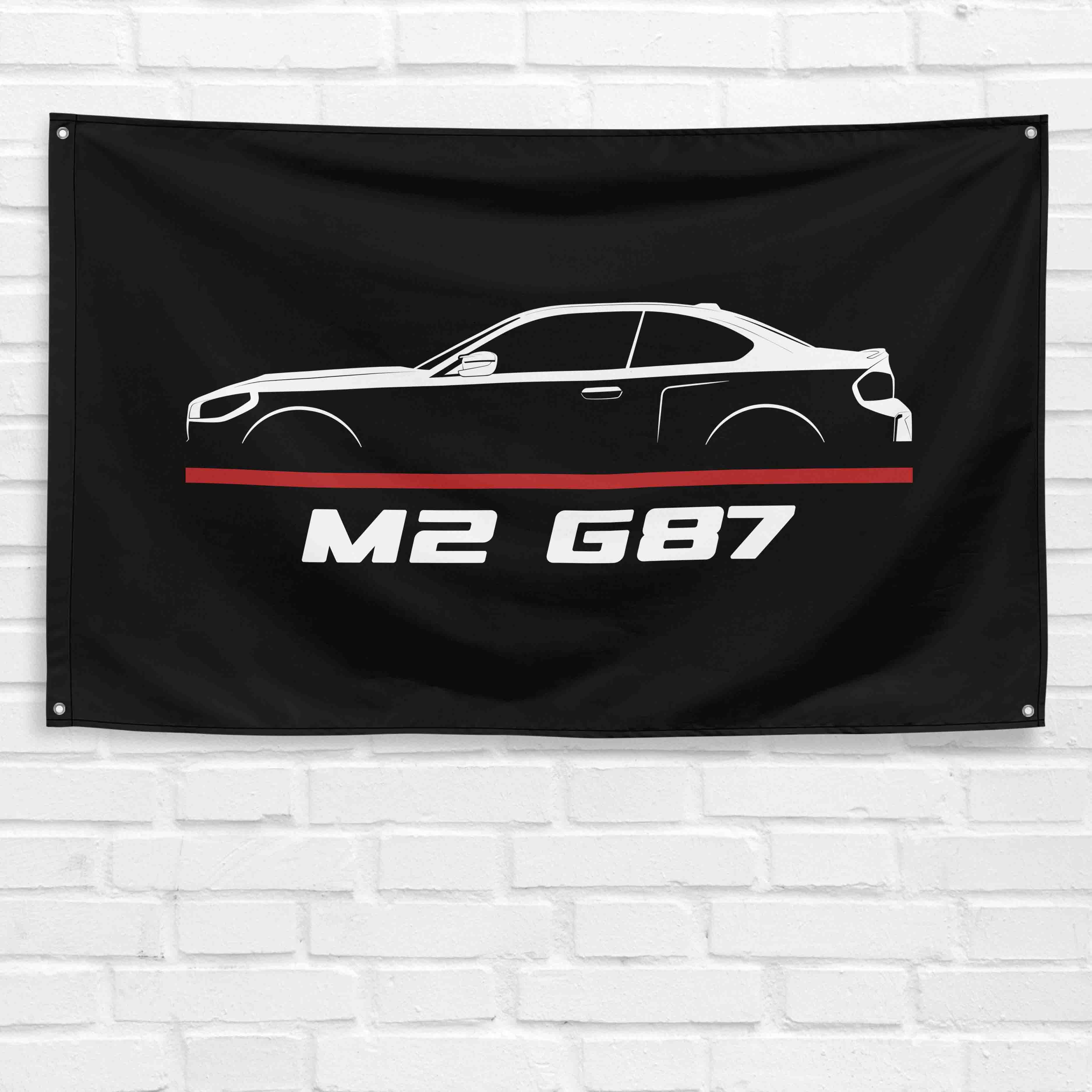 M2 G87 2023 3x5 ft Flag Garage Wall Decor Birthday Gift Banner