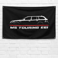 M5 Touring E61 2007-2010 3x5 ft Flag Garage Wall Decor Birthday Gift Banner