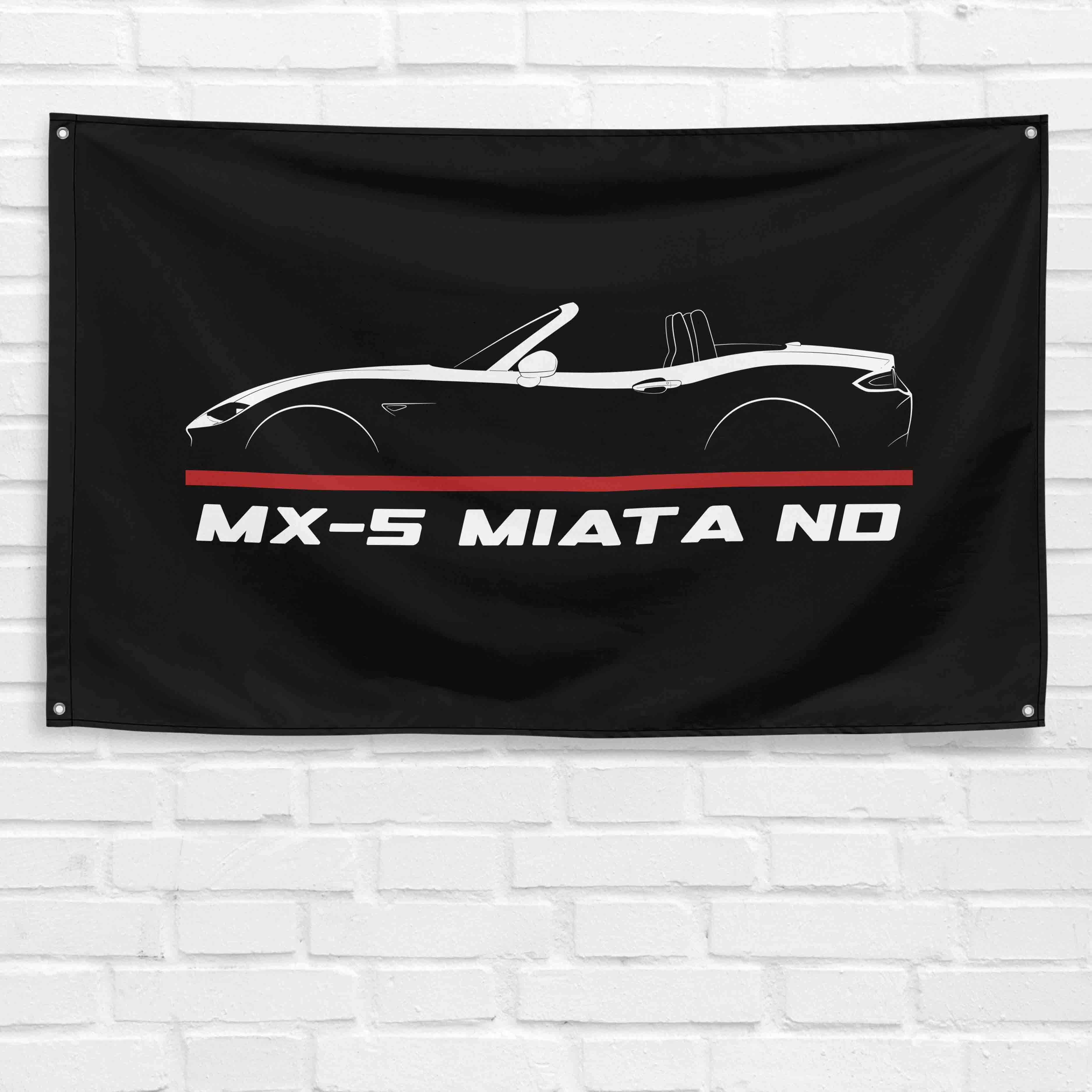MX-5 Miata ND 2015-2020 3x5 ft Flag Garage Wall Decor Birthday Gift Banner