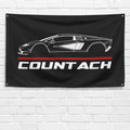 Countach 2022 3x5 ft Flag Garage Wall Decor Birthday Gift Banner