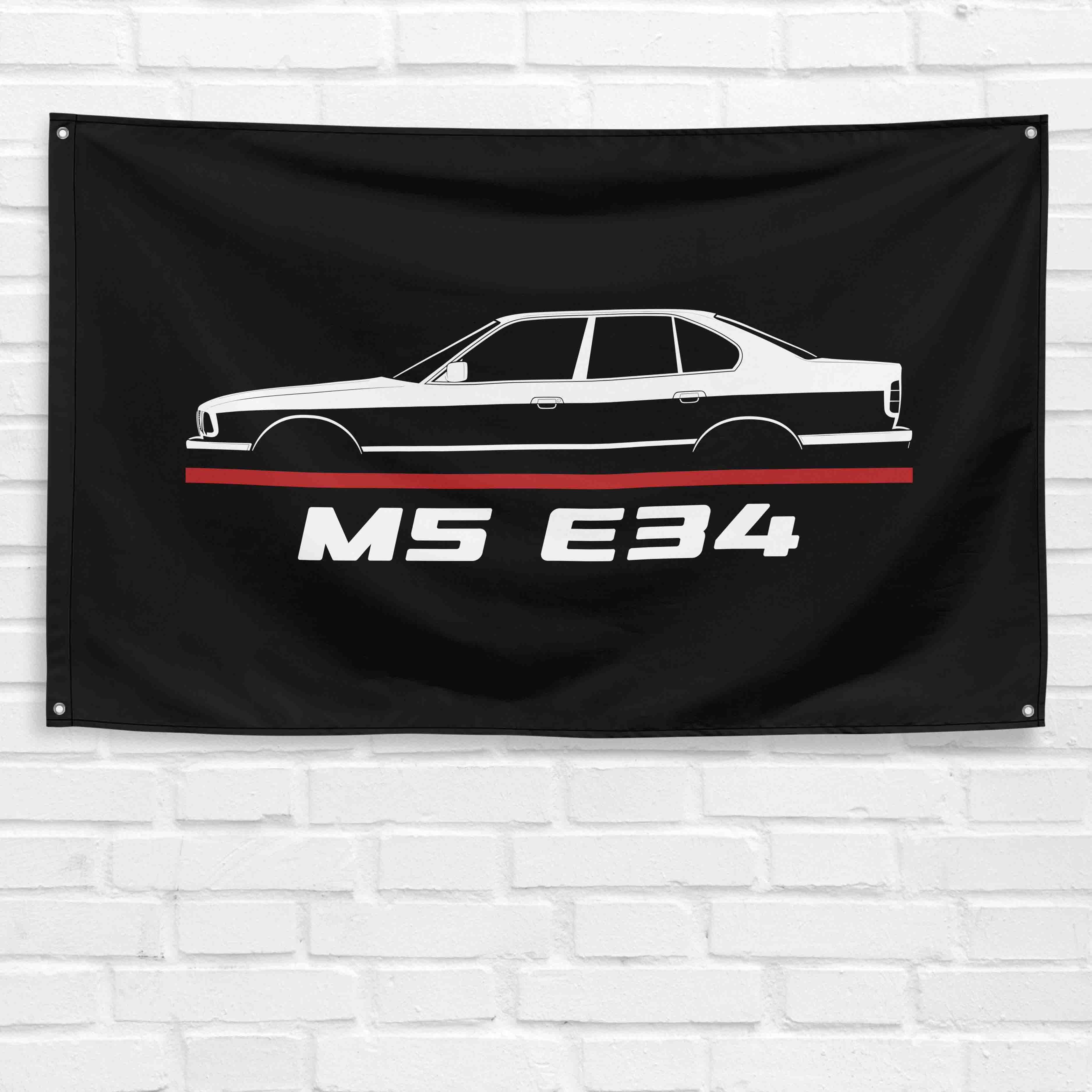 M5 E34 1988-1995 3x5 ft Flag Garage Wall Decor Birthday Gift Banner