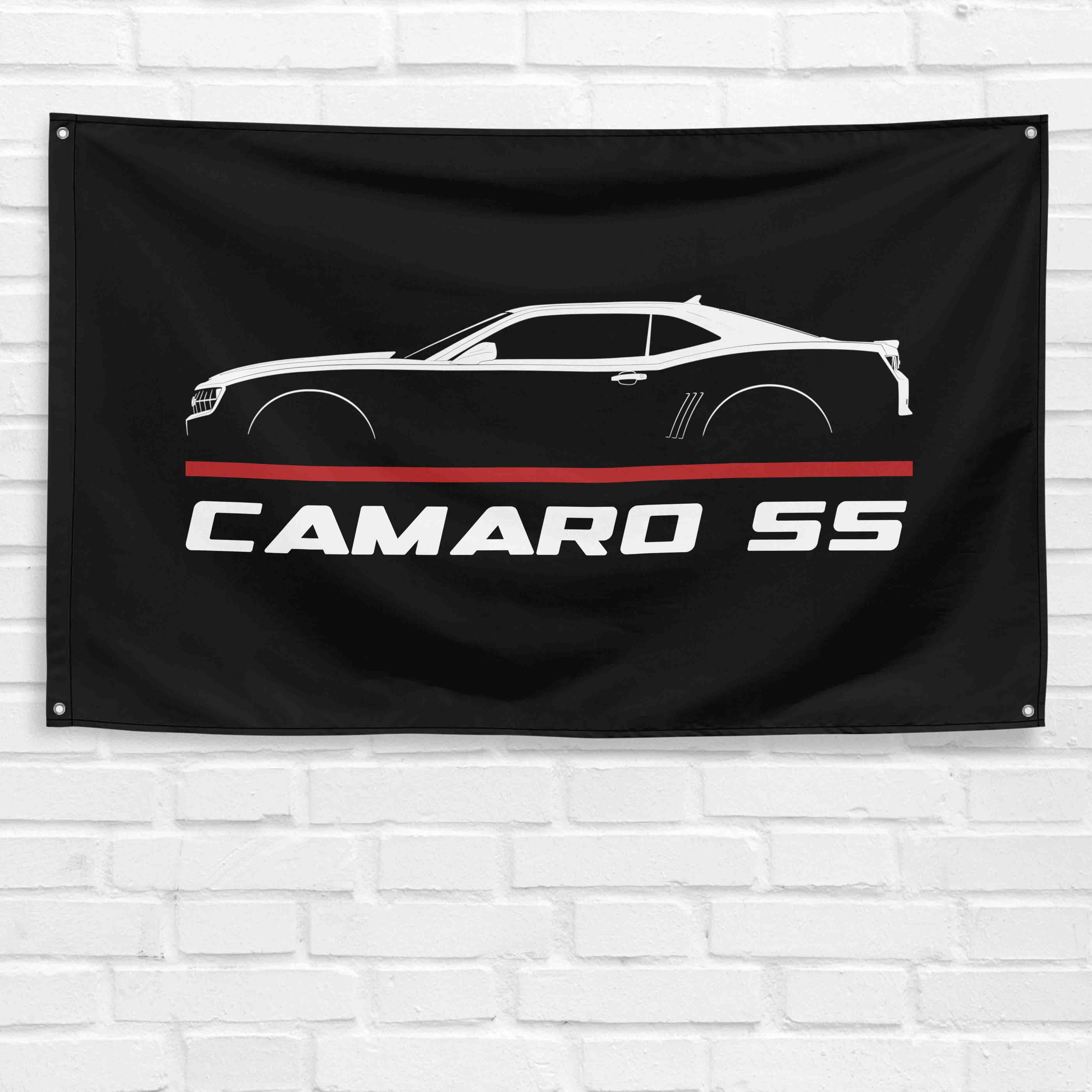 Camaro SS 2010-2013 3x5 ft Flag Garage Wall Decor Birthday Gift Banner
