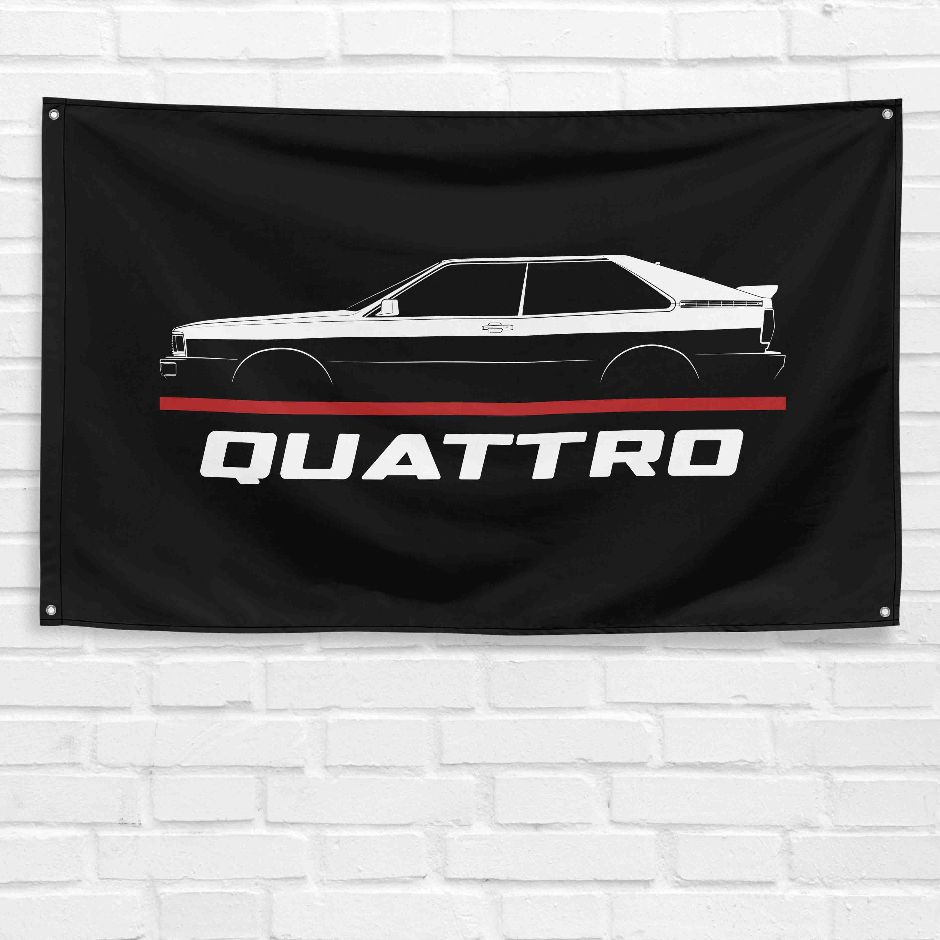 Quattro 1980-1991 3x5 ft Flag Garage Wall Decor Birthday Gift Banner