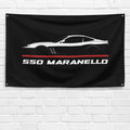 550 Maranello 1996-2002 3x5 ft Flag Garage Wall Decor Birthday Gift Banner