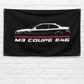M3 Coupe E46 2000-2007 3x5 ft Flag Garage Wall Decor Birthday Gift Banner