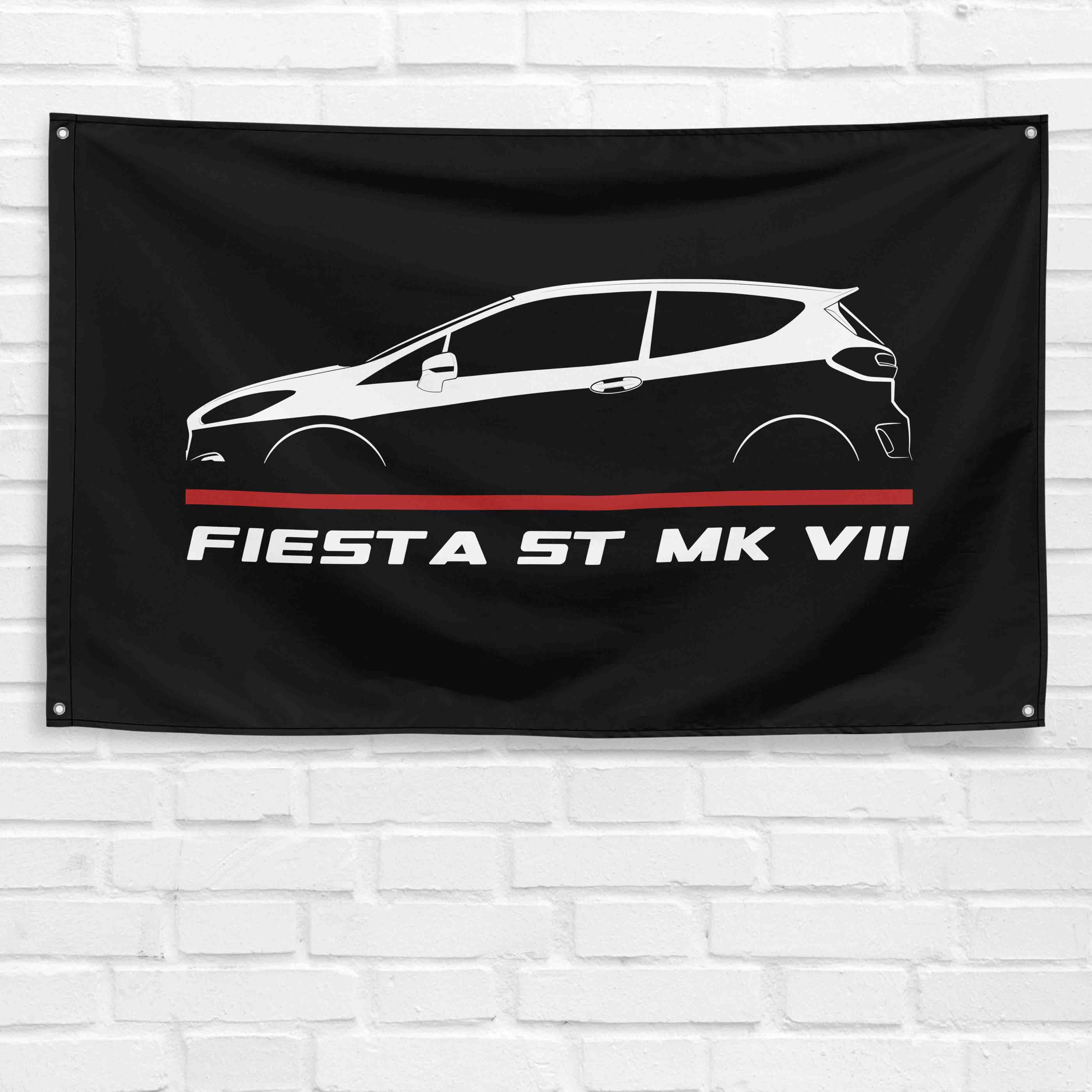 Fiesta ST Mk VII 2018-2022 3x5 ft Flag Garage Wall Decor Birthday Gift Banner