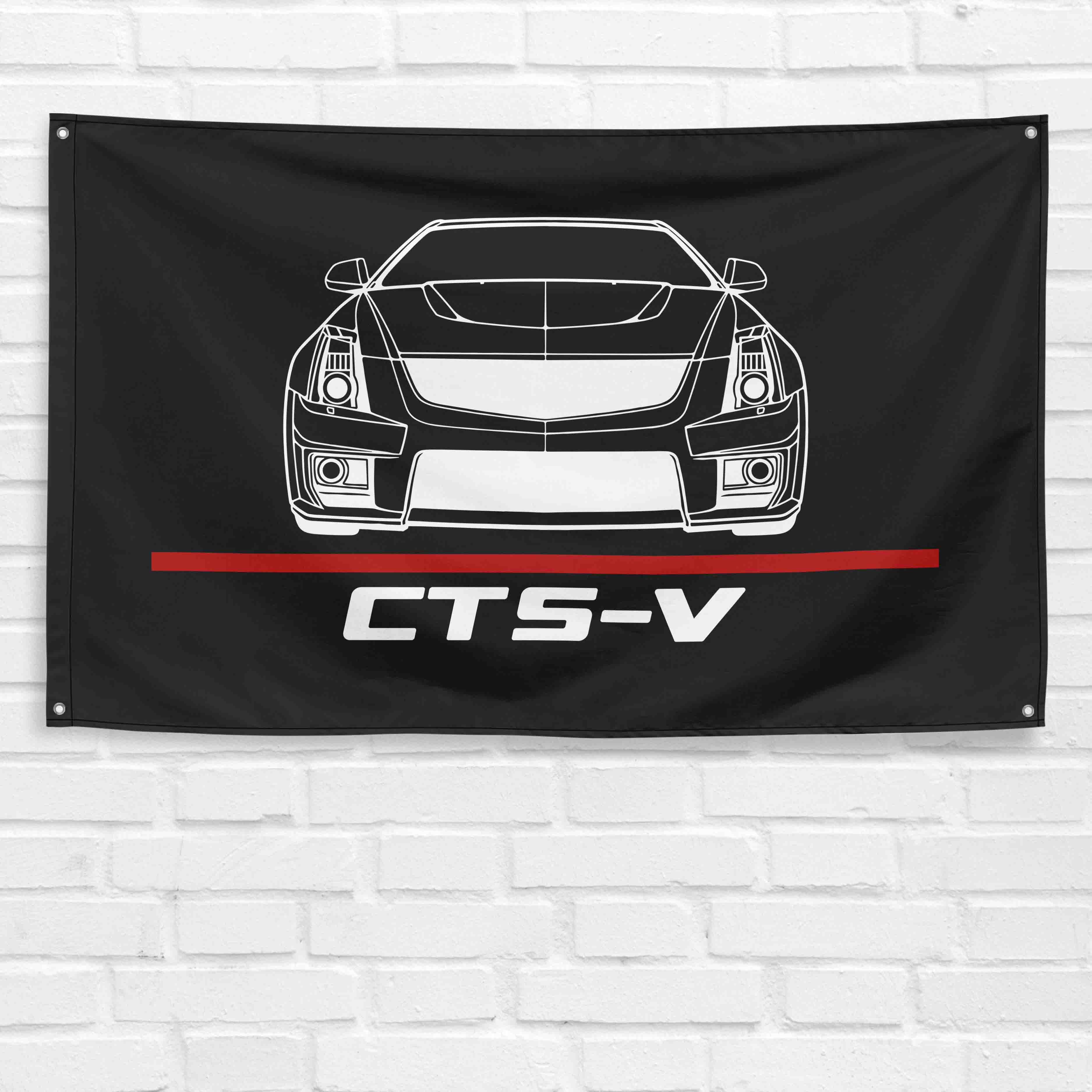 CTS-V 2014 3x5 ft Flag Garage Wall Decor Birthday Gift Banner