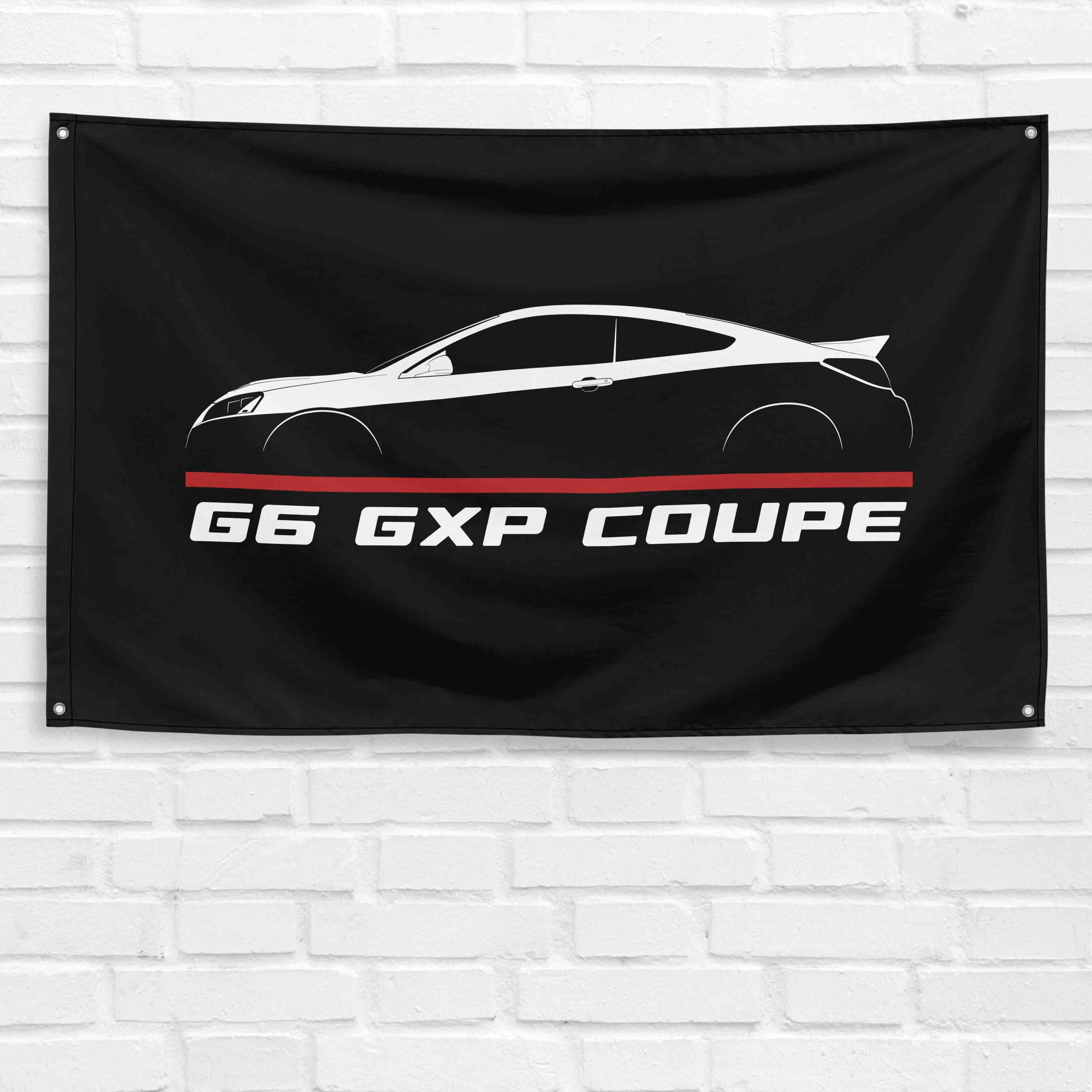 G6 GXP Coupe 2007-2009 3x5 ft Flag Garage Wall Decor Birthday Gift Banner