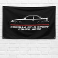 Corolla GT-S Sport Coupe AE92 1987-1990 3x5 ft Flag Garage Wall Decor Banner