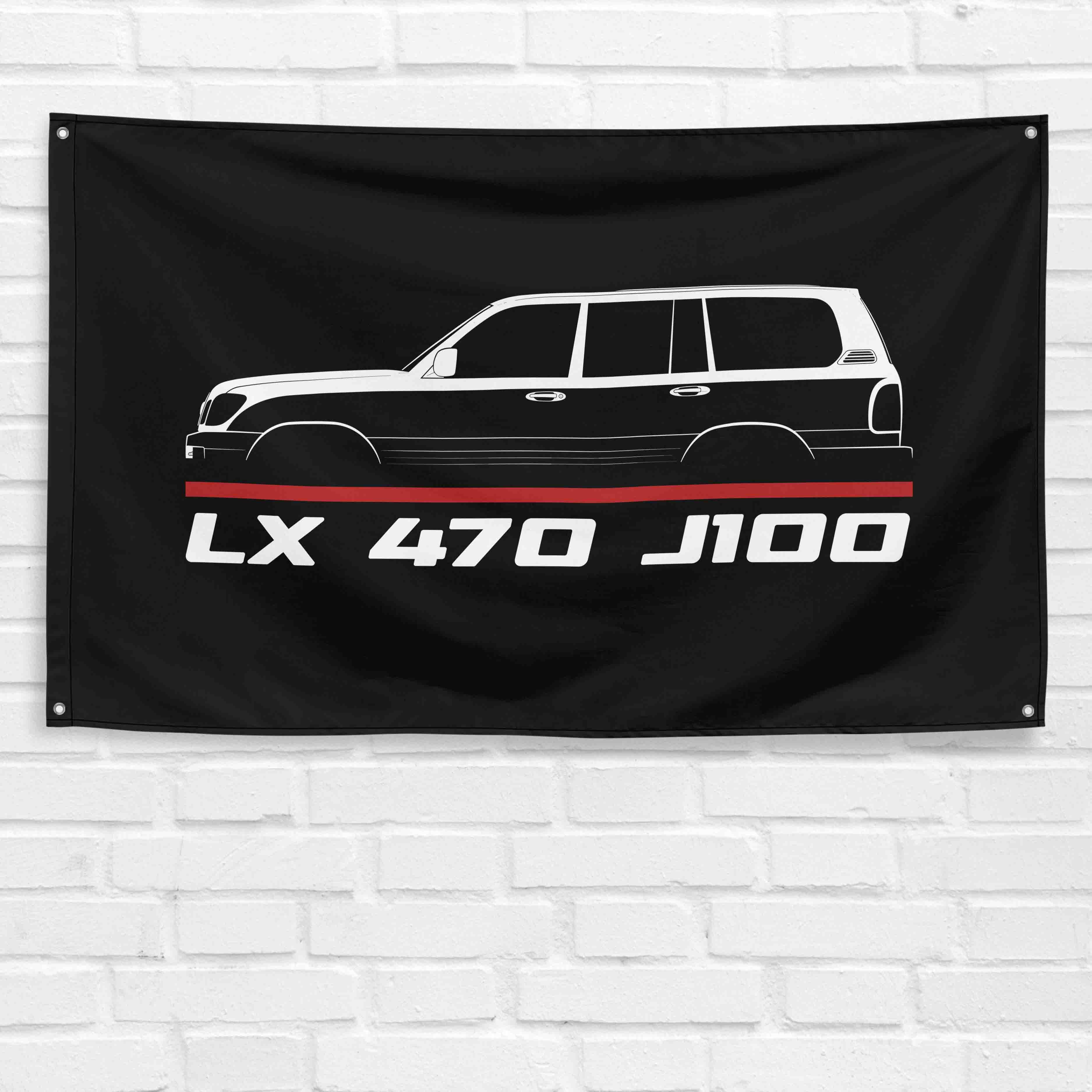 LX 470 J100 1999-2007 3x5 ft Flag Garage Wall Decor Birthday Gift Banner
