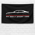 ES 350 F Sport XZ10 2018-2022 3x5 ft Flag Garage Wall Decor Birthday Gift Banner
