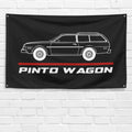 Pinto Wagon 3x5 ft Flag Garage Wall Decor Birthday Gift Banner