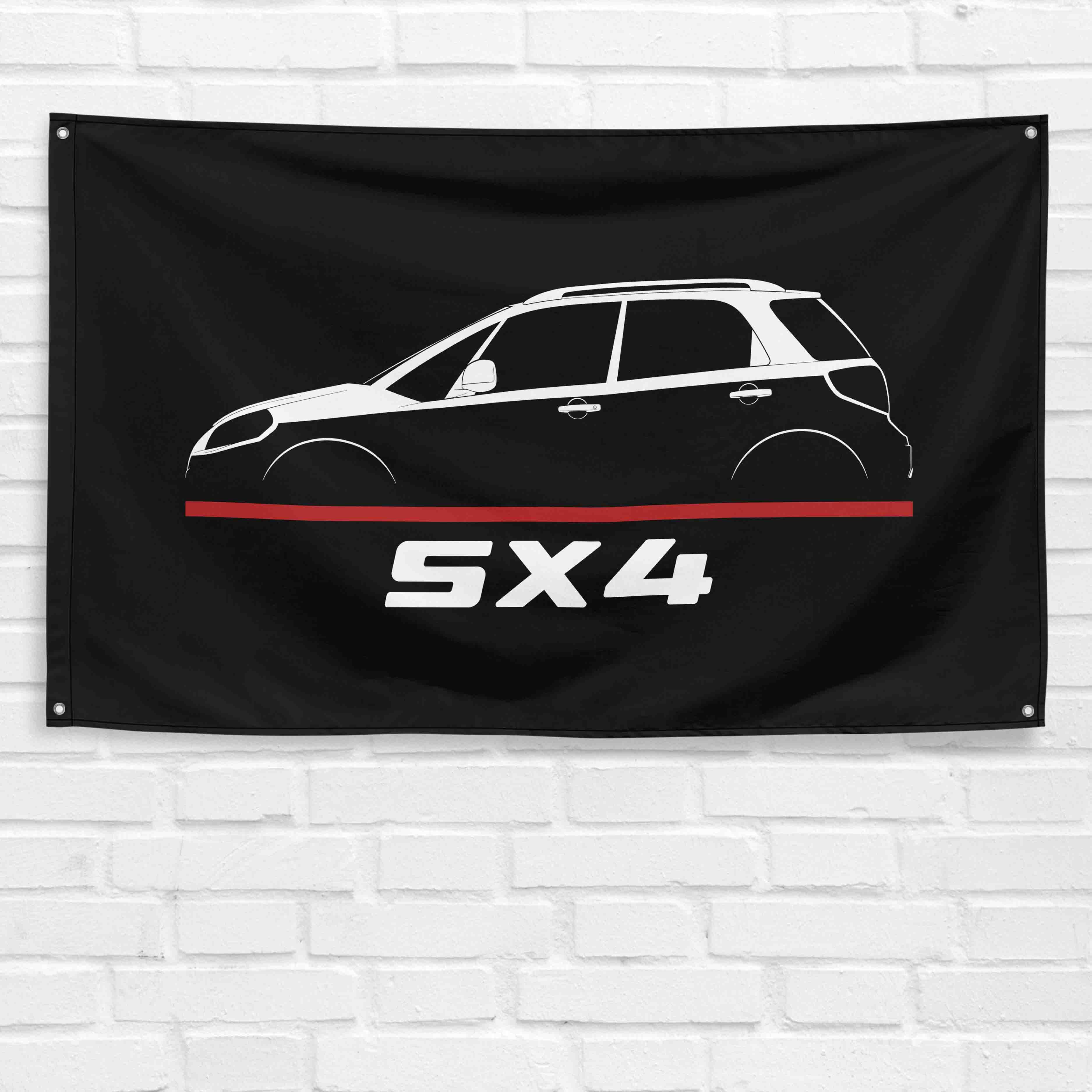 SX4 2006-2018 3x5 ft Flag Garage Wall Decor Birthday Gift Banner