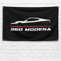 360 Modena 1999-2004 3x5 ft Flag Garage Wall Decor Birthday Gift Banner