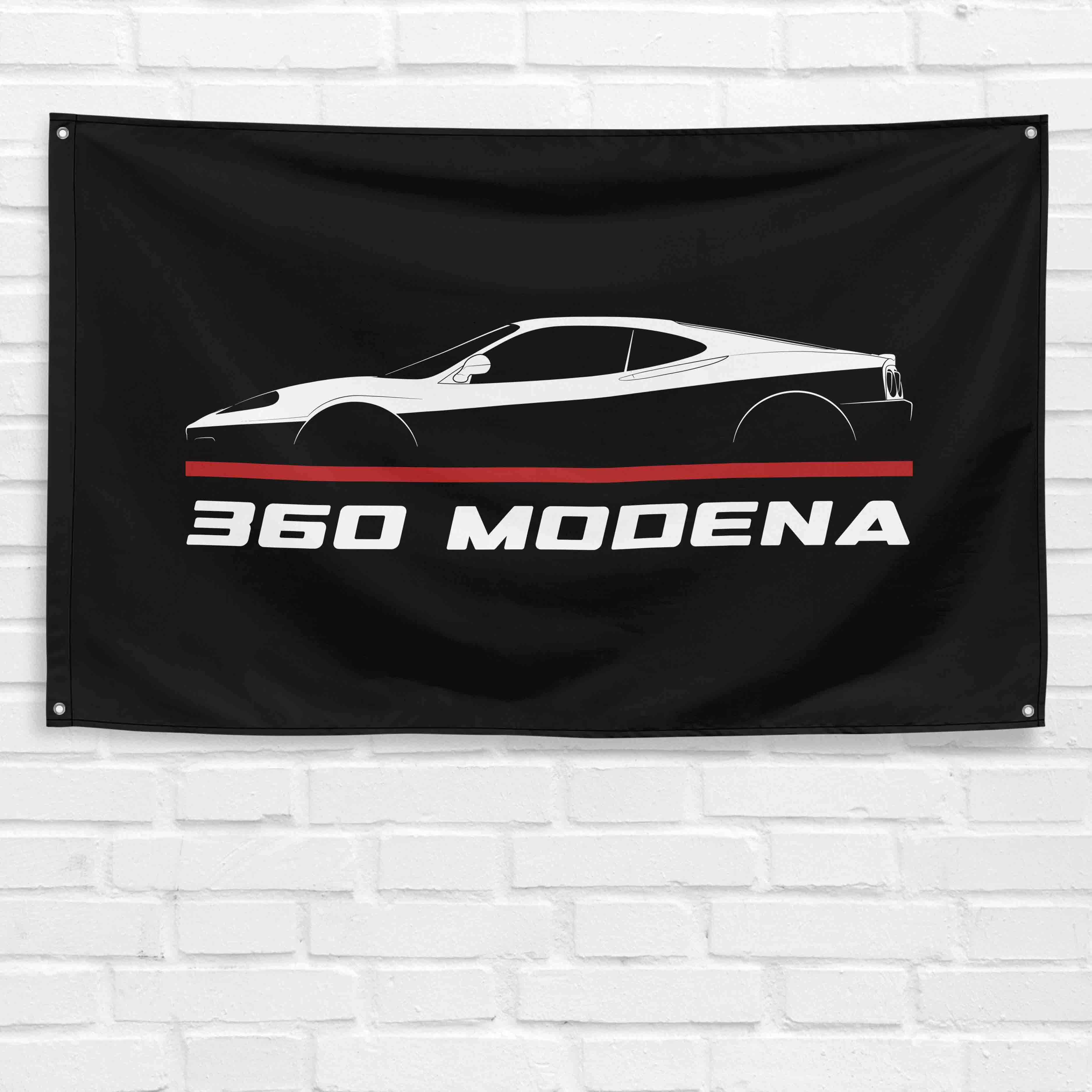 360 Modena 1999-2004 3x5 ft Flag Garage Wall Decor Birthday Gift Banner