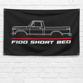 F100 Short Bed Truck 1974 3x5 ft Flag Garage Wall Decor Birthday Gift Banner