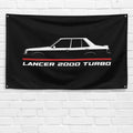 Lancer 2000 Turbo 1981-1987 3x5 ft Flag Garage Wall Decor Birthday Gift Banner