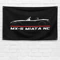 MX-5 Miata NC 2005-2015 3x5 ft Flag Garage Wall Decor Birthday Gift Banner