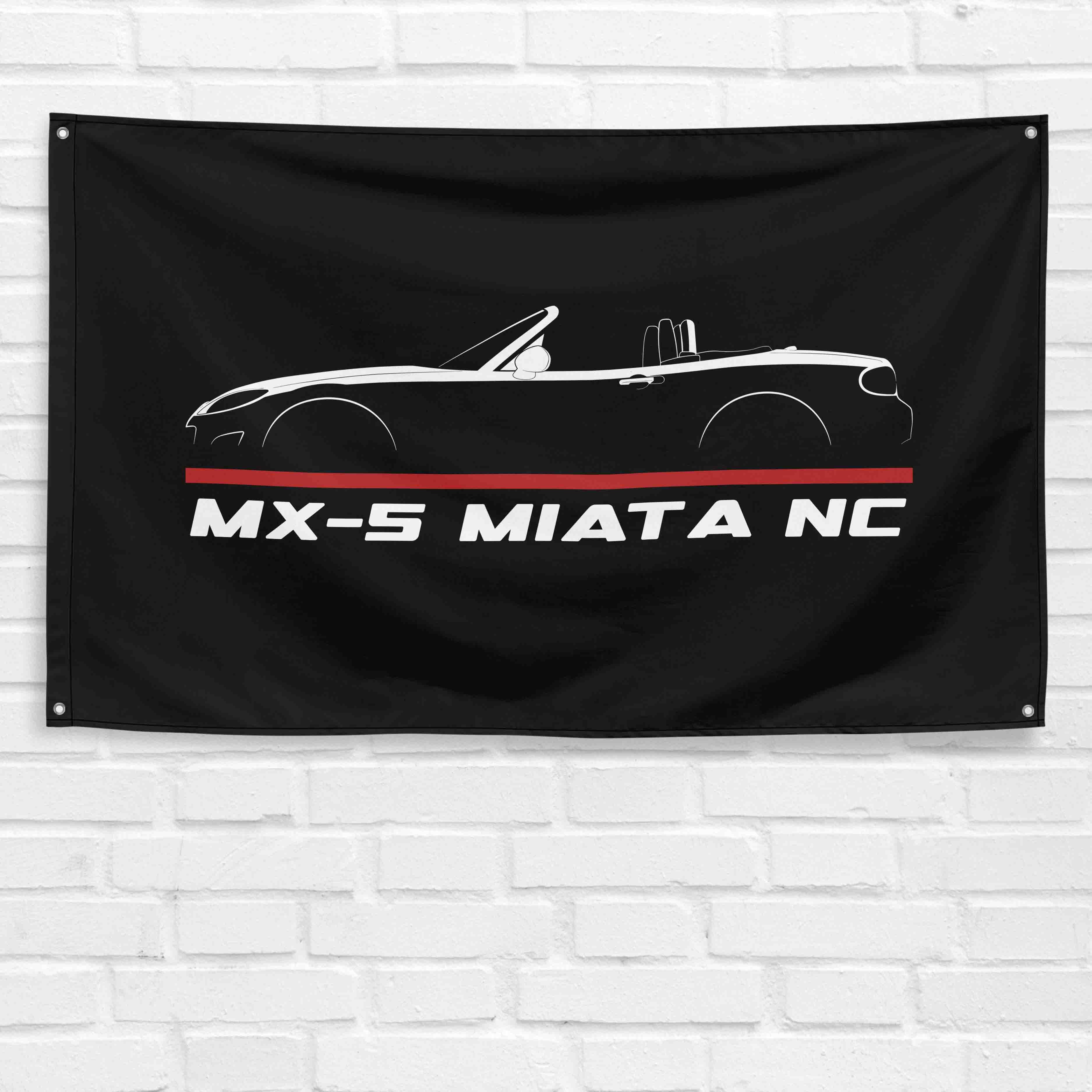 MX-5 Miata NC 2005-2015 3x5 ft Flag Garage Wall Decor Birthday Gift Banner