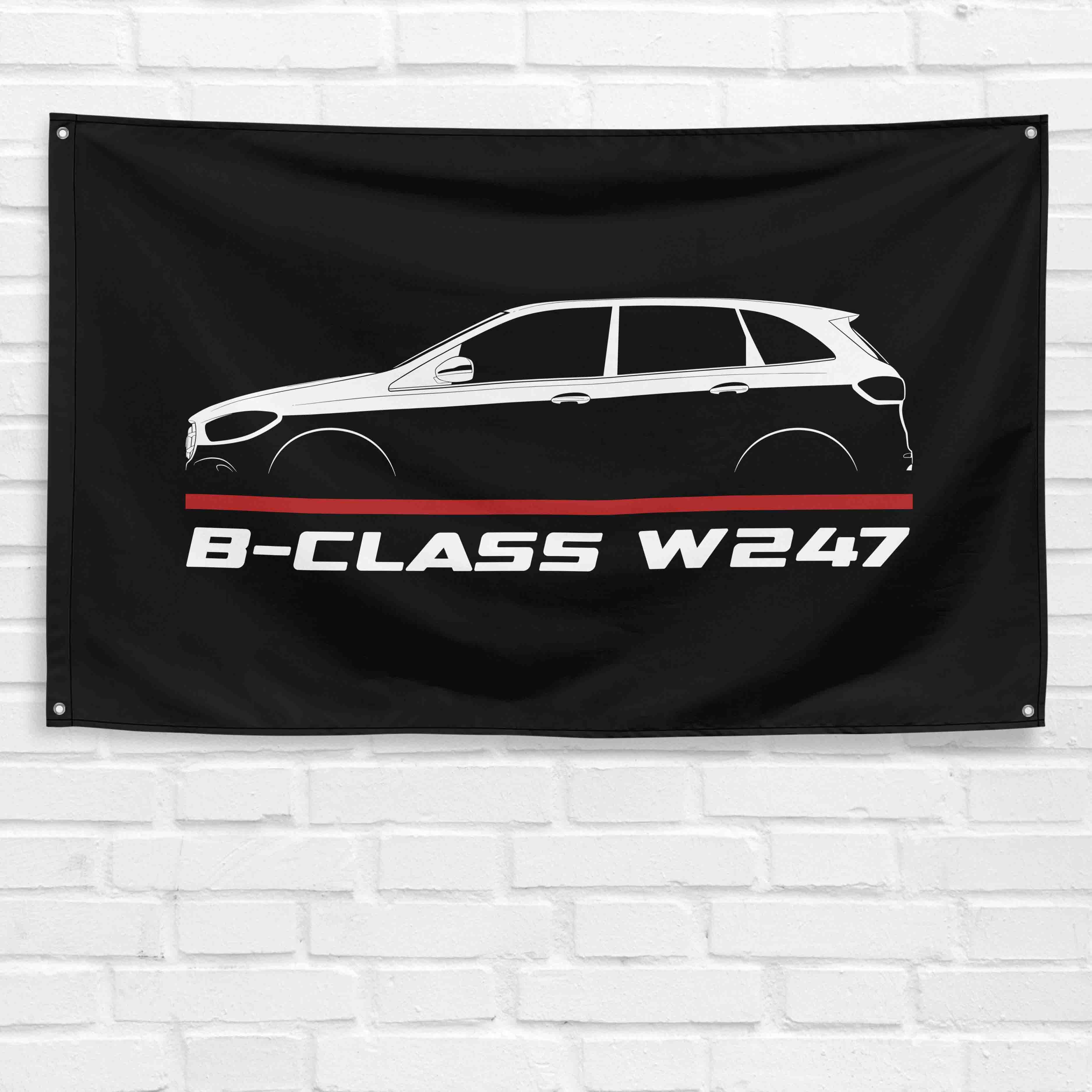 B-Class W247 2019 3x5 ft Flag Garage Wall Decor Birthday Gift Banner