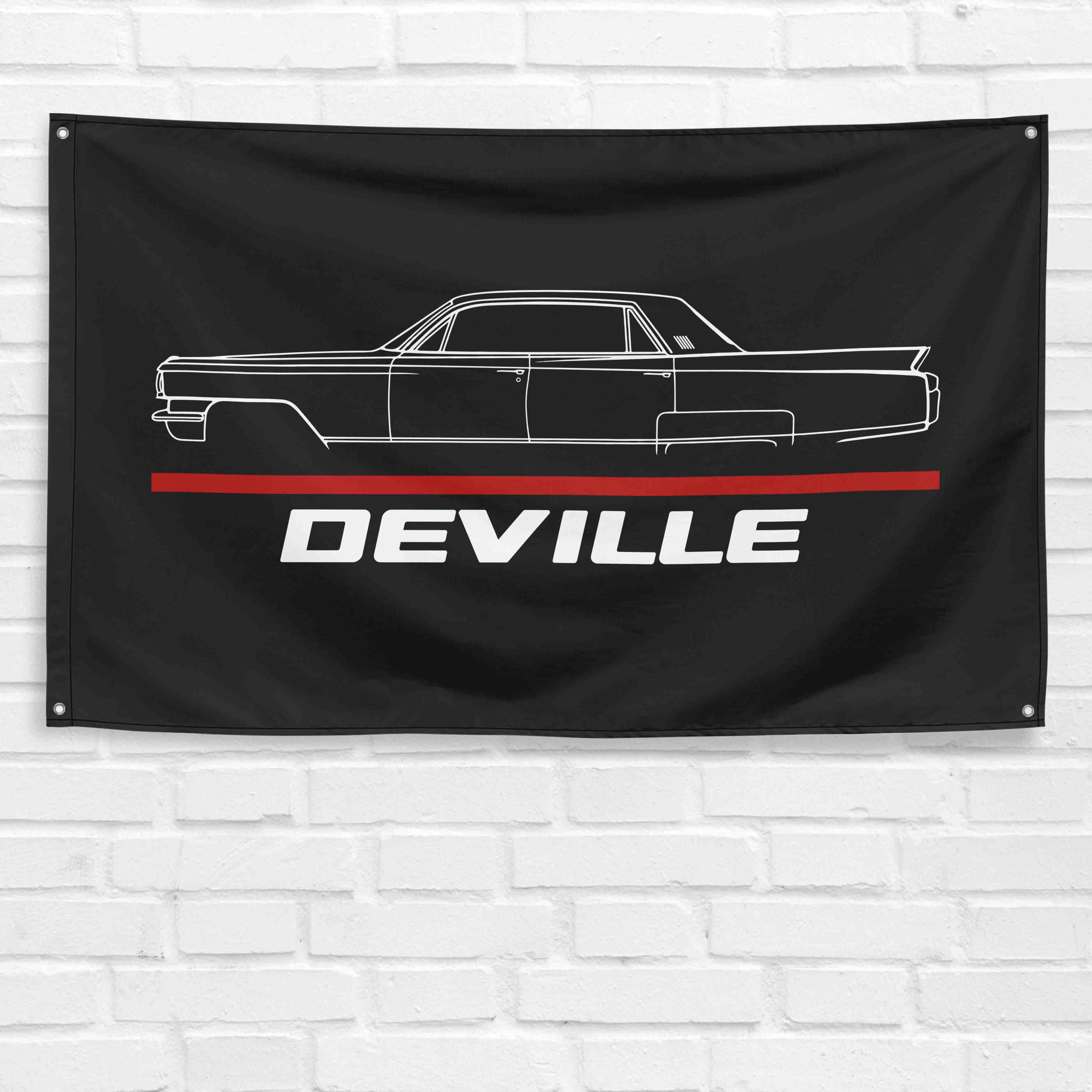 Deville 1963 3x5 ft Flag Garage Wall Decor Birthday Gift Banner