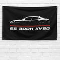 ES 300h XV60 2013-2018 3x5 ft Flag Garage Wall Decor Birthday Gift Banner