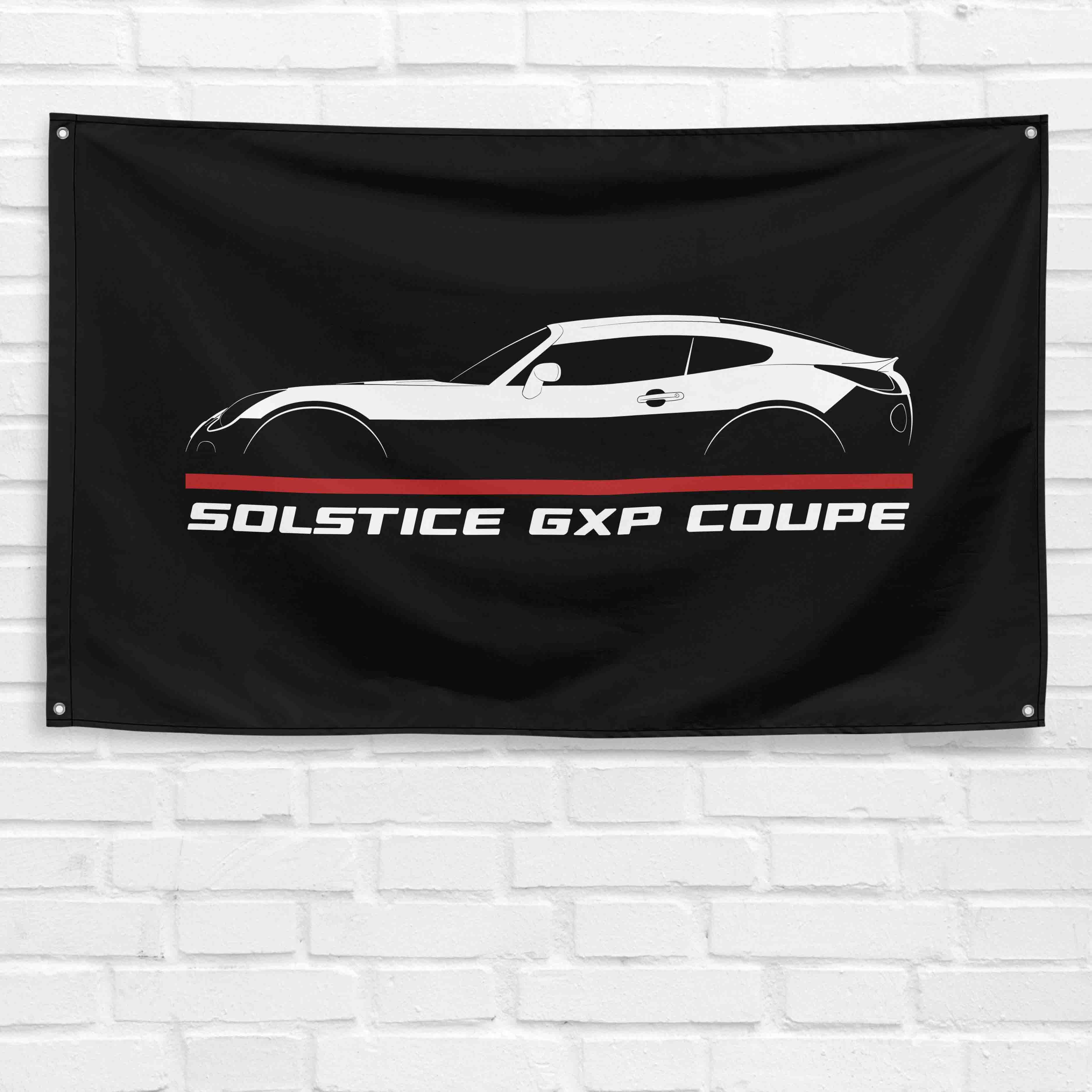 Solstice GXP Coupe 2009-2010 3x5 ft Flag Garage Wall Decor Birthday Gift Banner