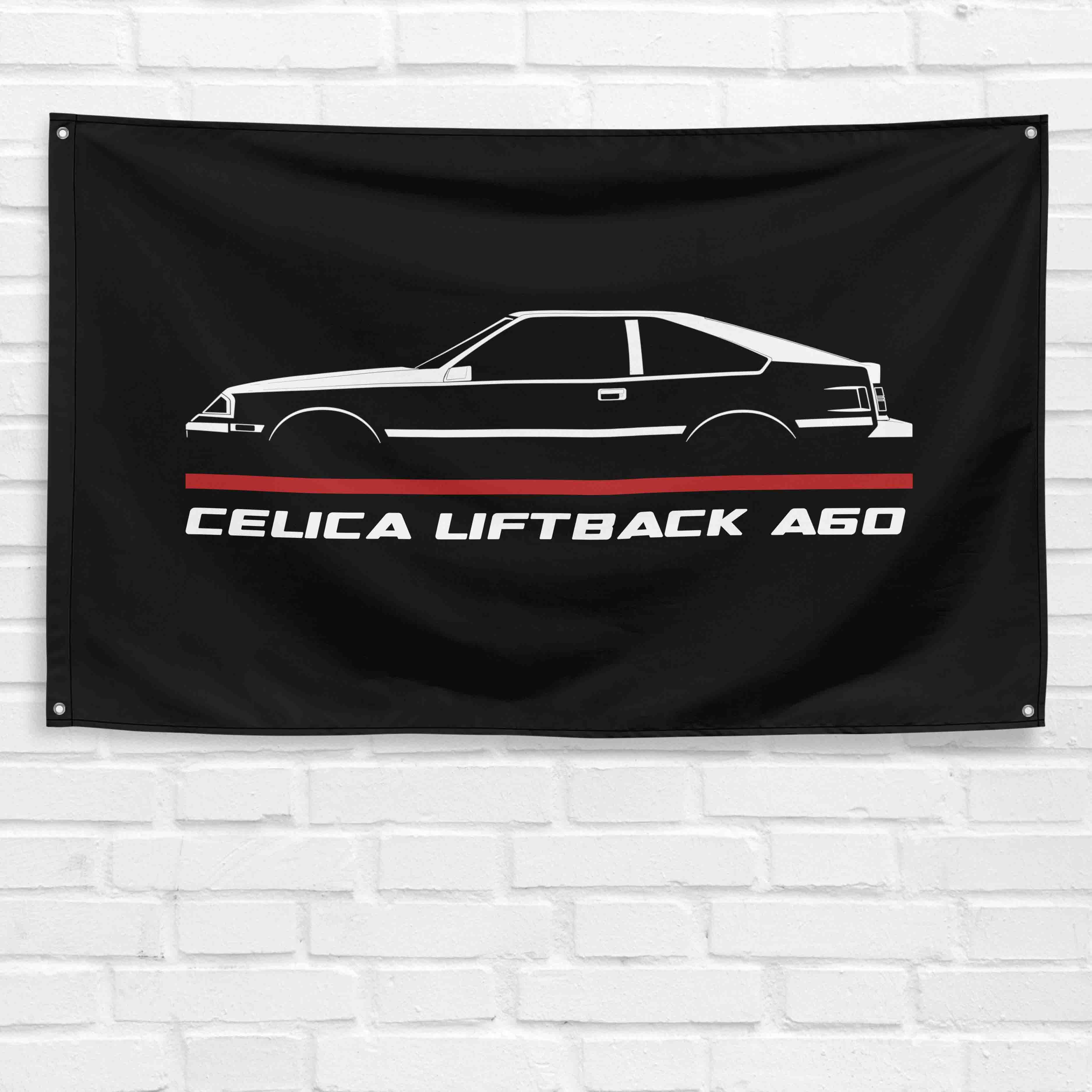 Celica Liftback A60 1981-1985 3x5 ft Flag Garage Wall Decor Birthday Gift Banner