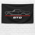 GTO 1966 Classic 3x5 ft Flag Garage Wall Decor Birthday Gift Banner