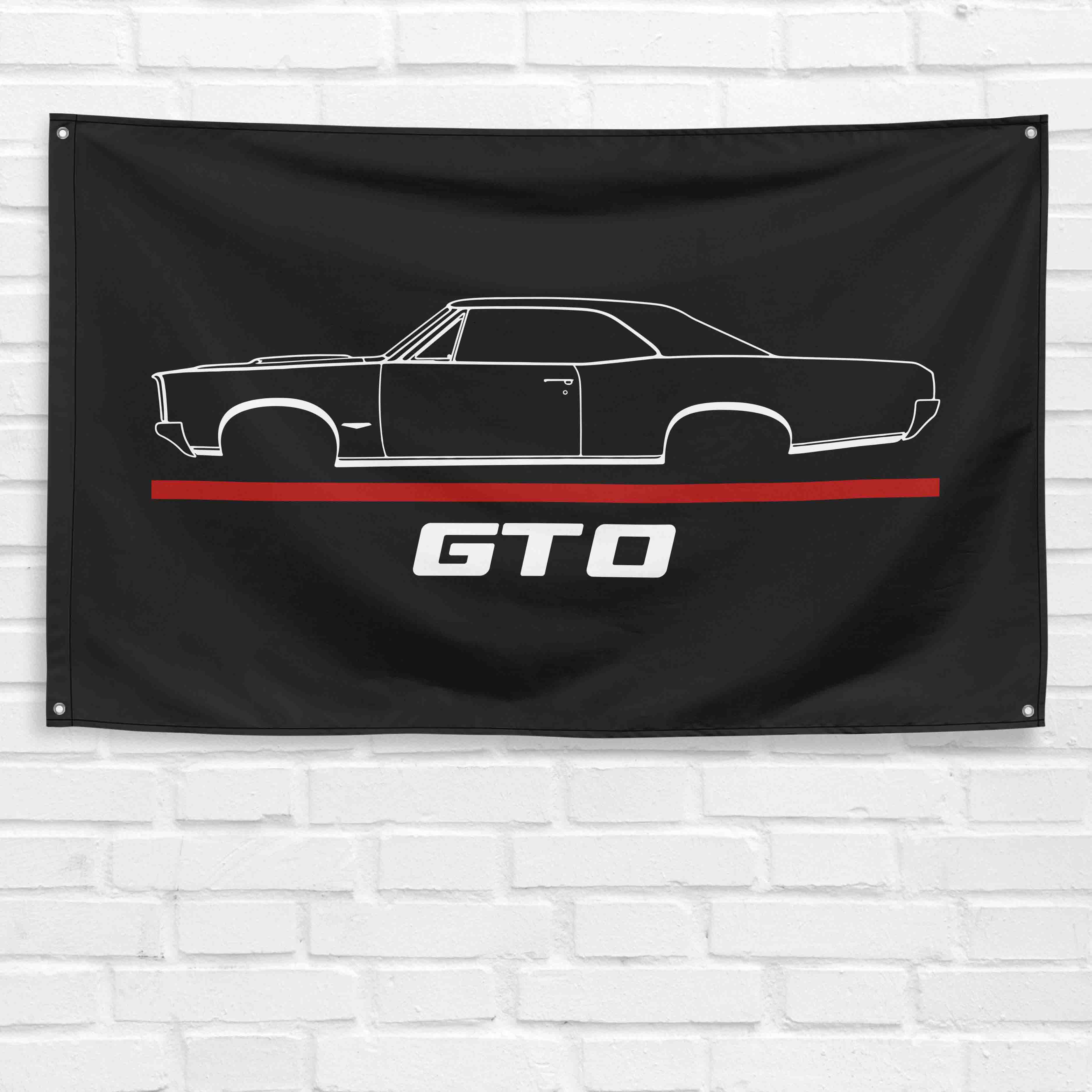 GTO 1966 Classic 3x5 ft Flag Garage Wall Decor Birthday Gift Banner