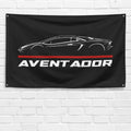 Aventador 3x5 ft Flag Garage Wall Decor Birthday Gift Banner