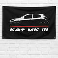Ka+ Mk III 2014-2021 3x5 ft Flag Garage Wall Decor Birthday Gift Banner