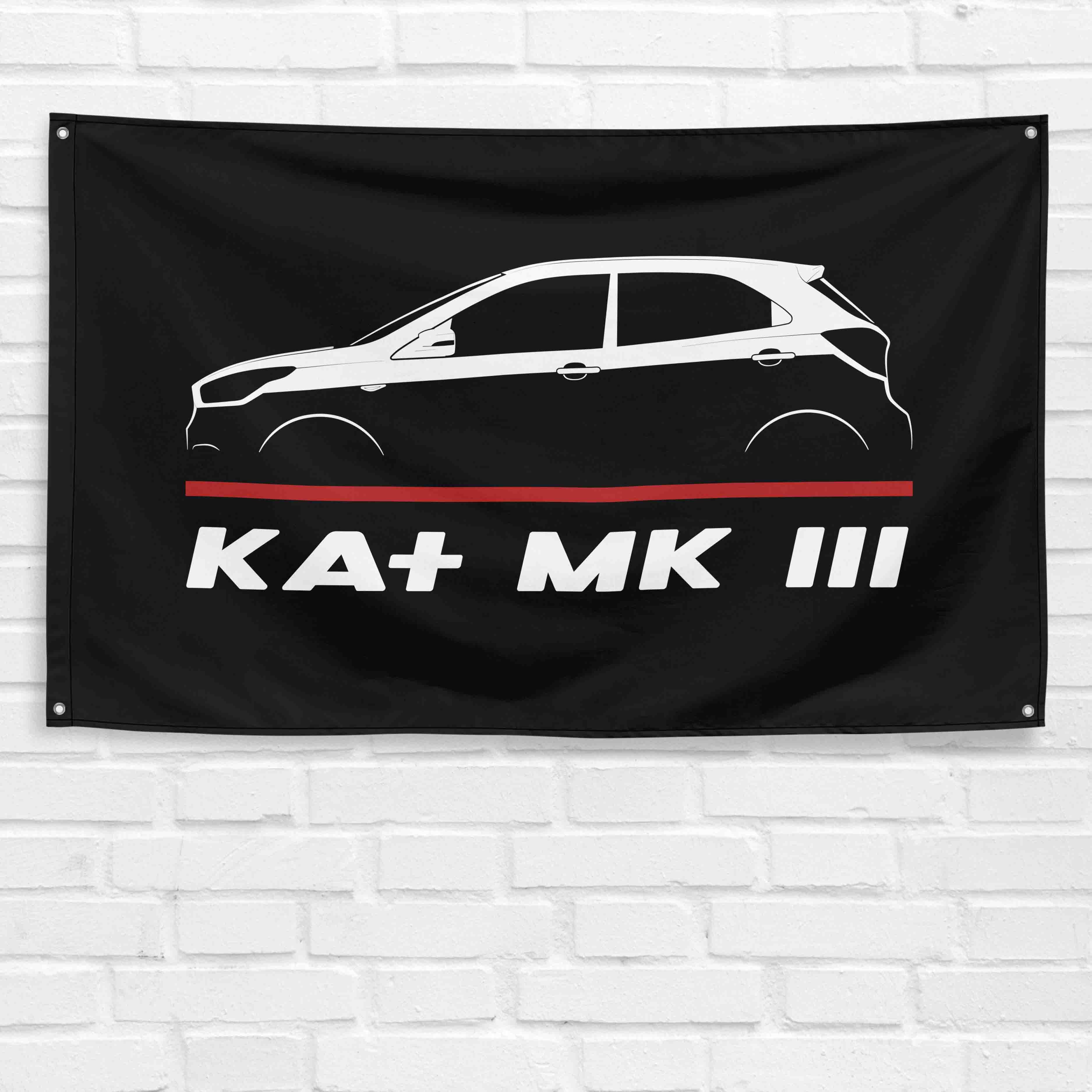 Ka+ Mk III 2014-2021 3x5 ft Flag Garage Wall Decor Birthday Gift Banner