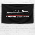 Crown Victoria 1998-2012 3x5 ft Flag Garage Wall Decor Birthday Gift Banner