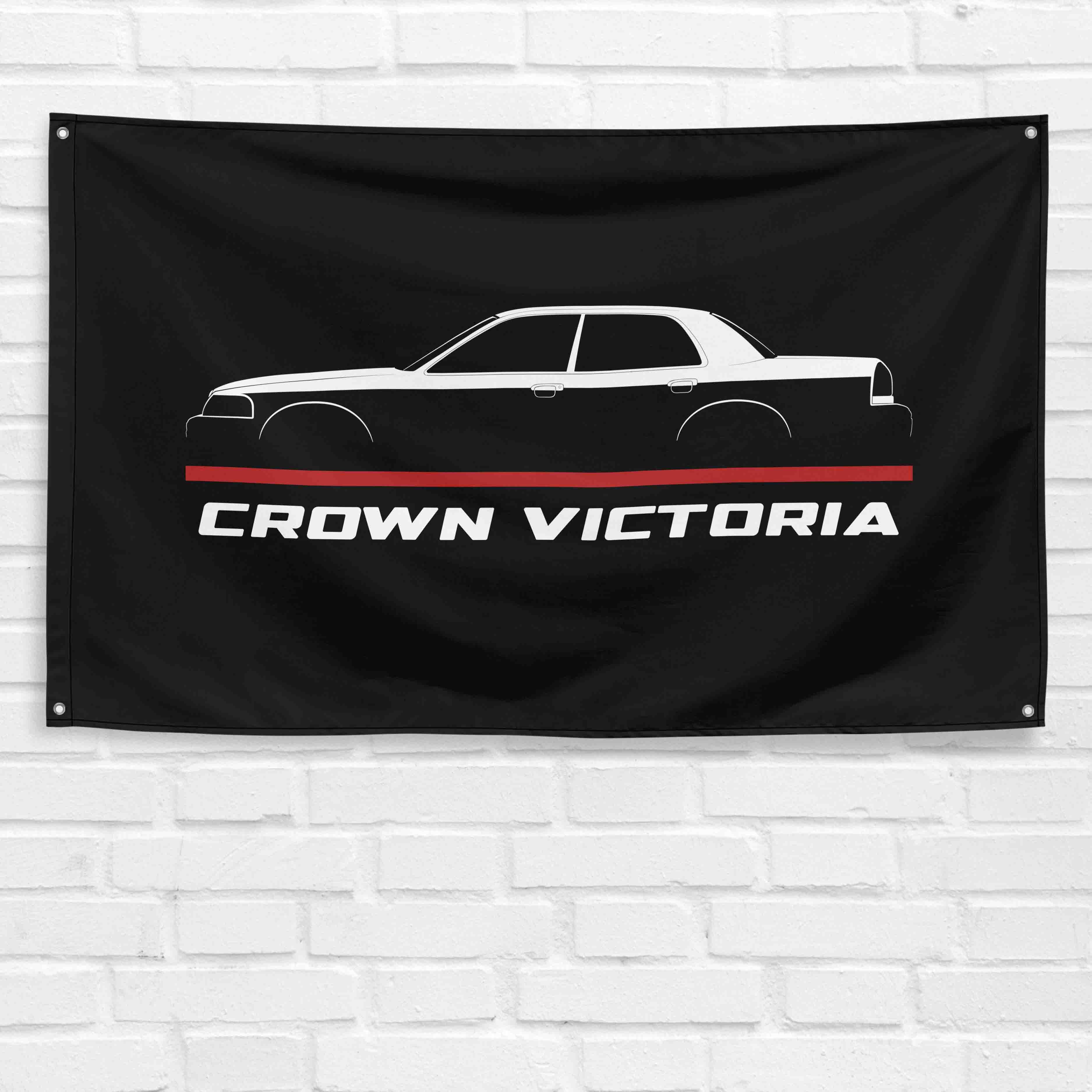 Crown Victoria 1998-2012 3x5 ft Flag Garage Wall Decor Birthday Gift Banner
