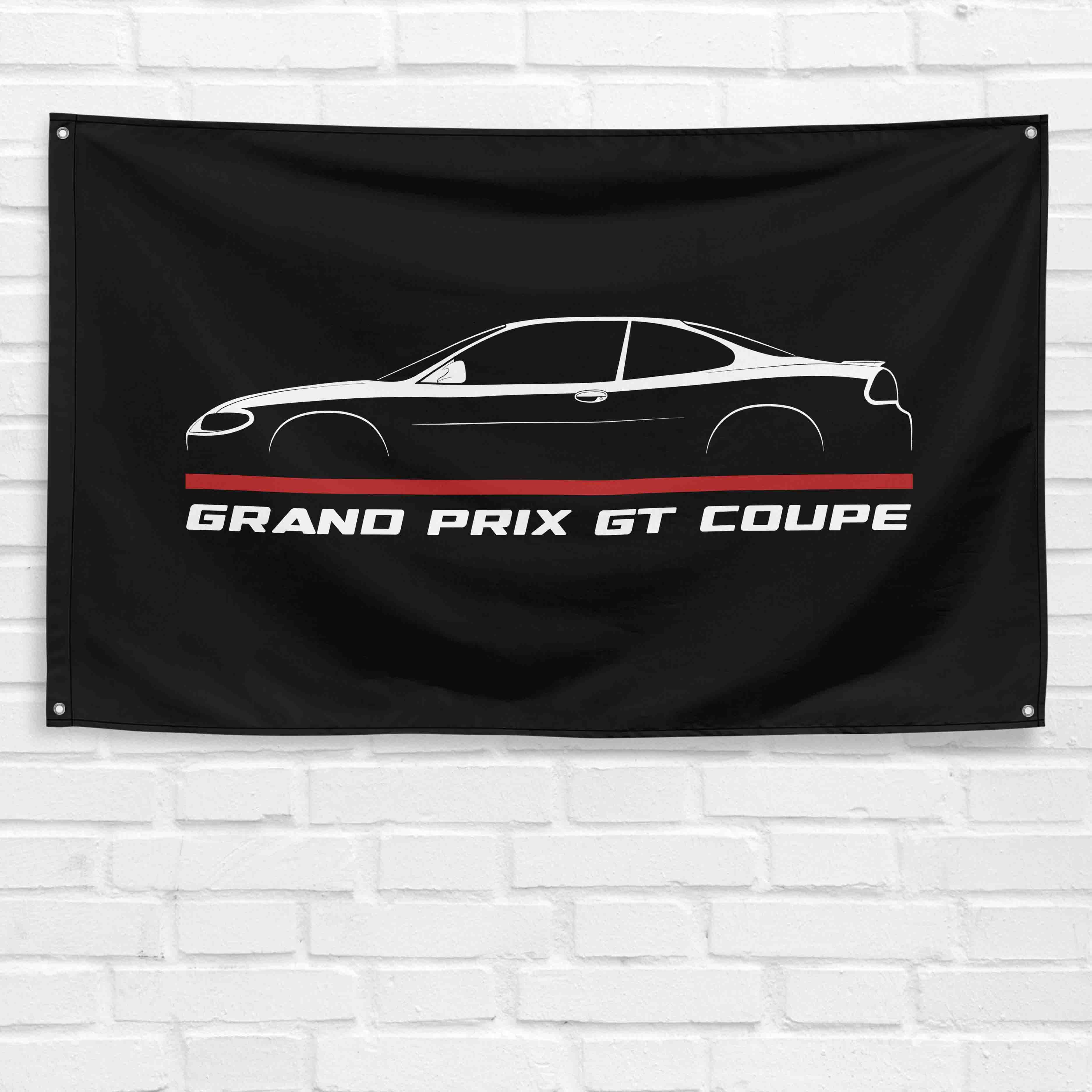 Grand Prix GT Coupe 1997-2003 3x5 ft Flag Garage Wall Decor Birthday Gift Banner