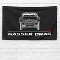 1955 Gasser Drag Classic 3x5 ft Flag Garage Wall Decor Birthday Gift Banner