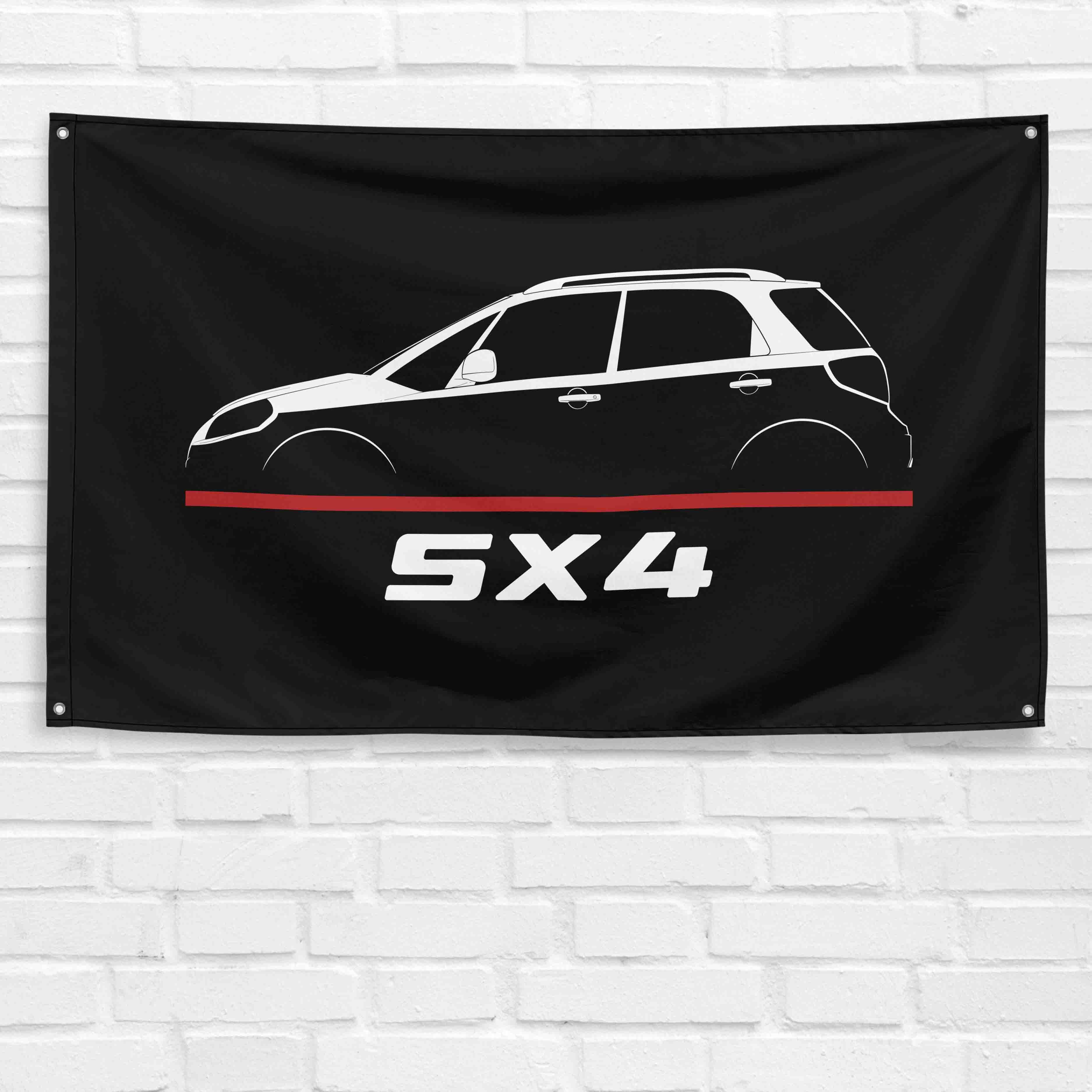 SX4 2013-2021 3x5 ft Flag Garage Wall Decor Birthday Gift Banner