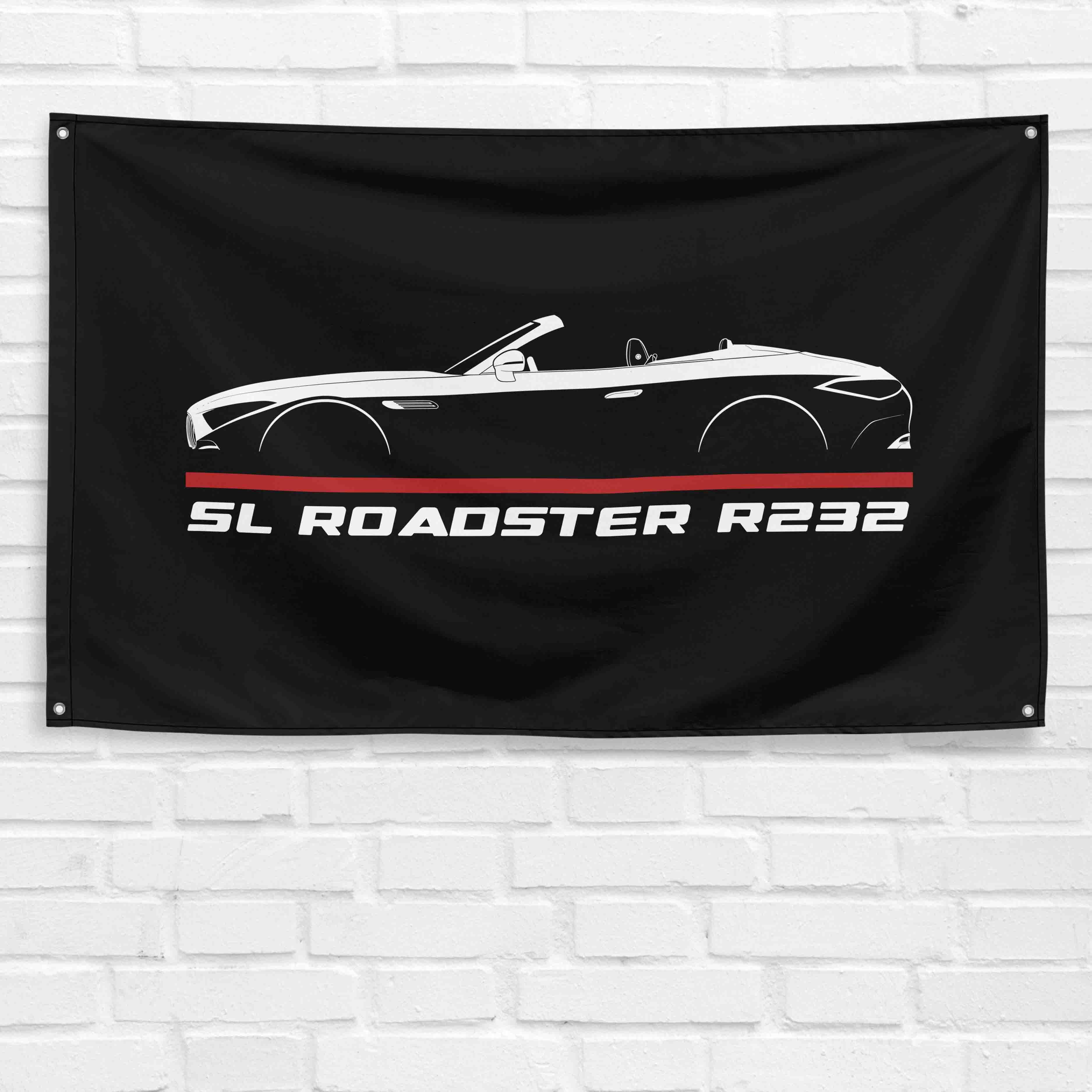 SL Roadster R232 2022 3x5 ft Flag Garage Wall Decor Birthday Gift Banner