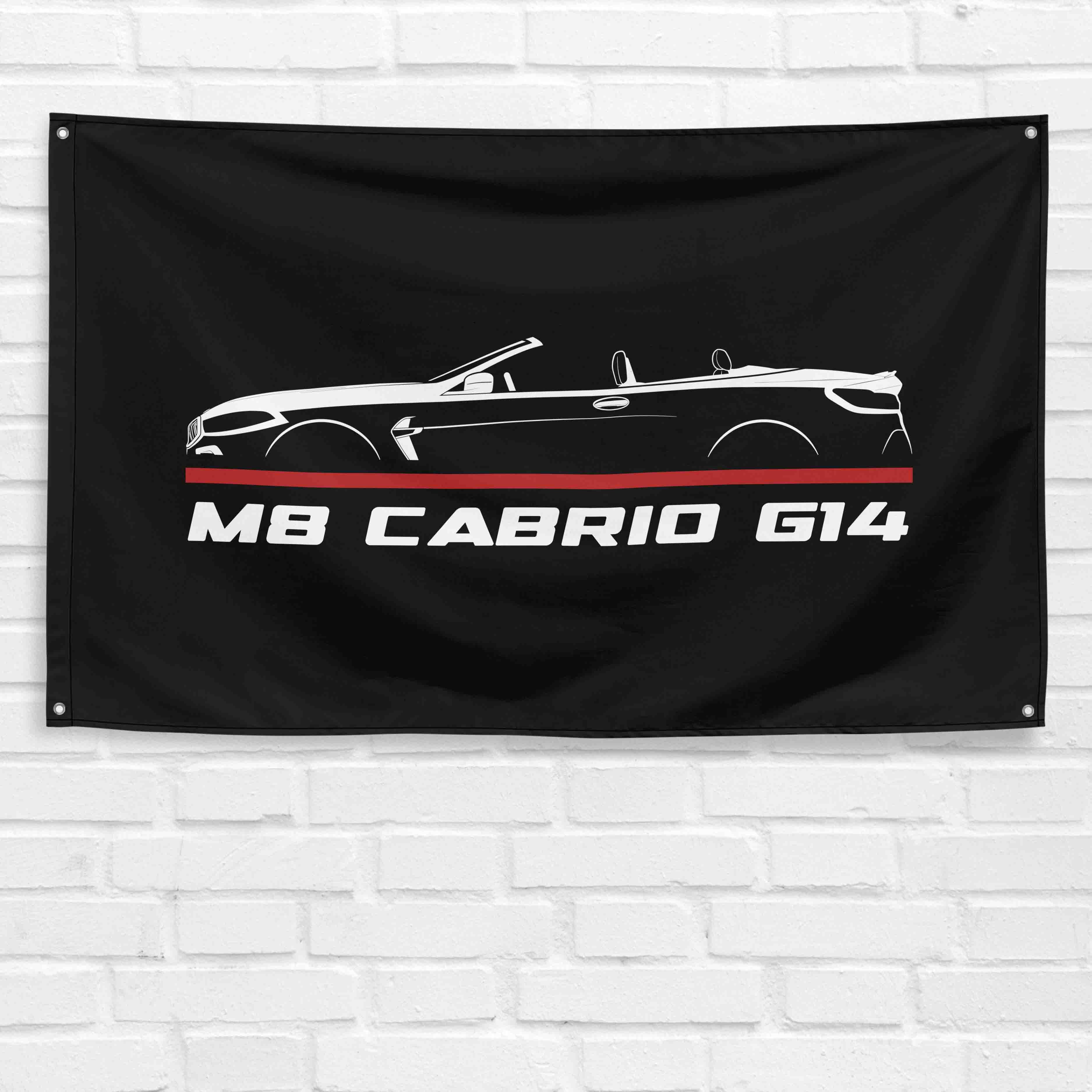 M8 Cabrio G14 2019-2022 3x5 ft Flag Garage Wall Decor Birthday Gift Banner