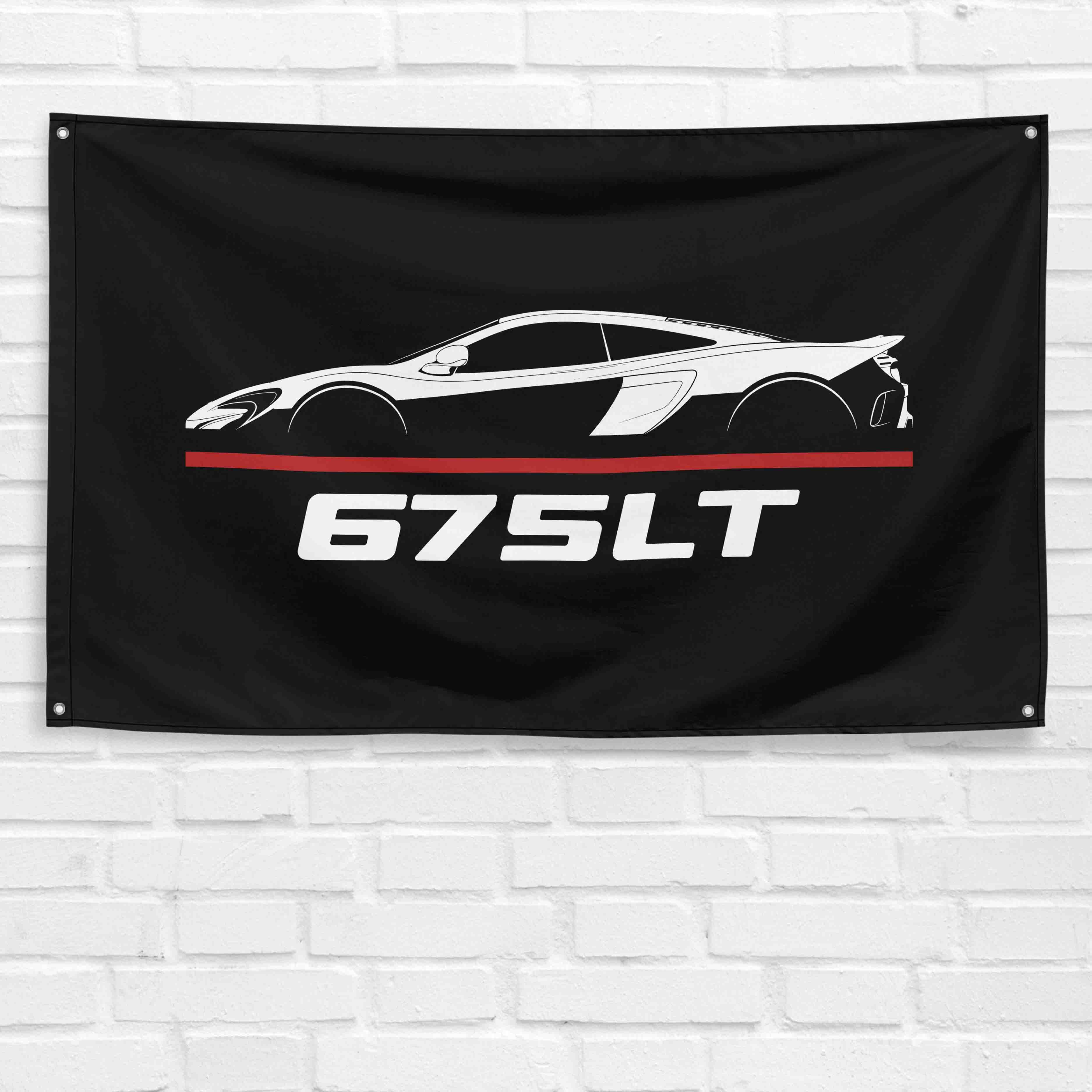 675LT 2015-2022 3x5 ft Flag Garage Wall Decor Birthday Gift Banner
